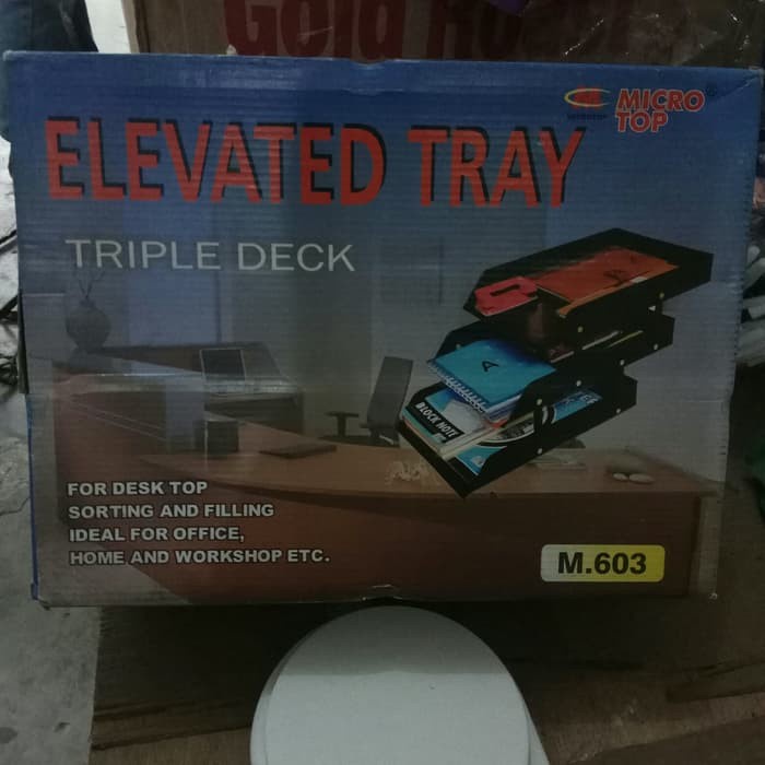 

Terlaris Bak Surat ( Elevated Tray ) Susun 3 Microtop
