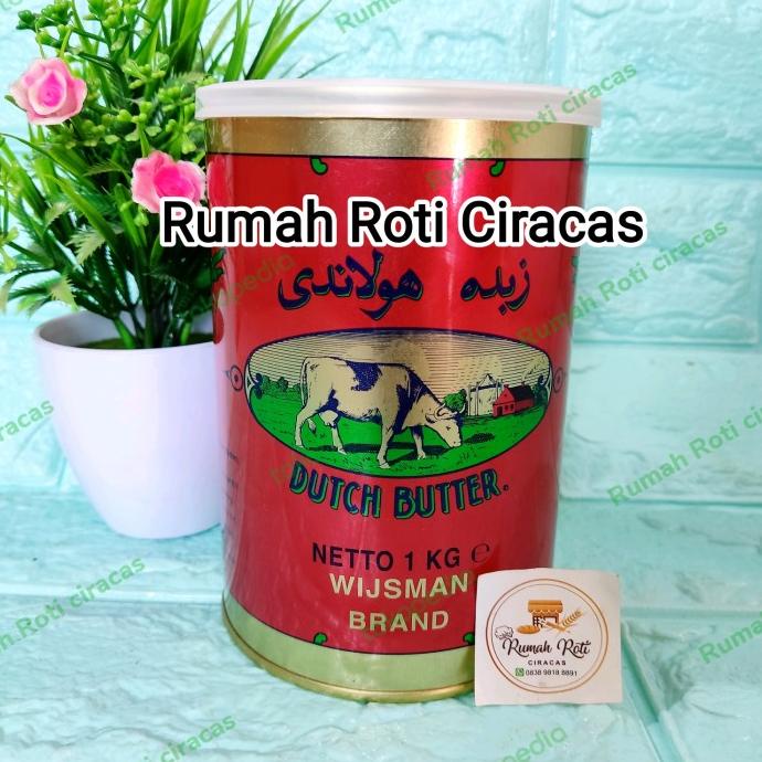 

BUTTER WIJSMAN 1000GR MENTEGA WISMAN 1000GR KALENG SALTED WYSMAN 1 KG ---NEW---