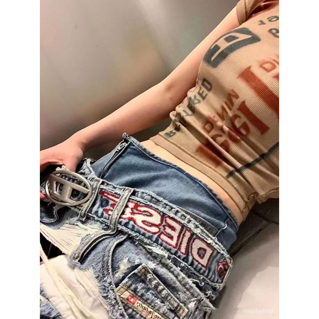 [✅BISA COD] #Sisjuly# Atasan Y2K wanita / Kaos lengan pendek ramping wanita / atasan chic tipis baru