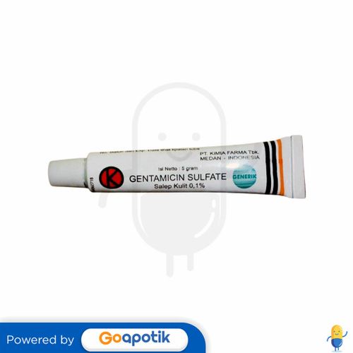 GENTAMICIN KIMIA FARMA 0.1% SALEP 5 GRAM TUBE