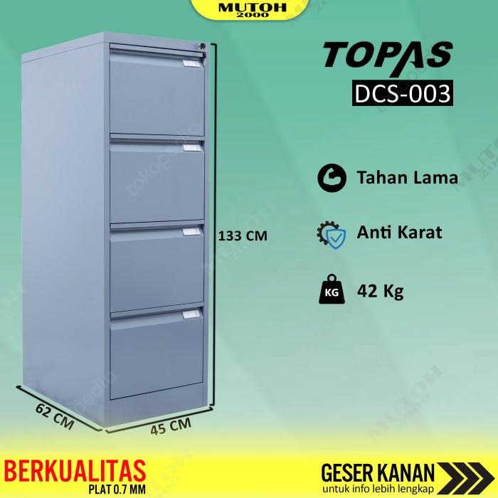 

Terlaris Filing Cabinet Filling Kabinet Topas Dcs-003 - 4 Susun 4 Laci
