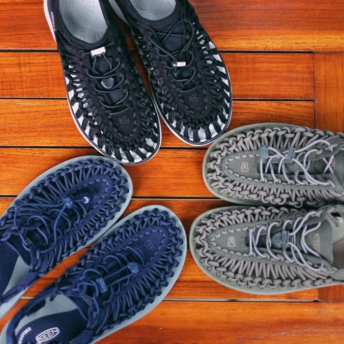 Terlaris Original Keen Uneek (Japan) Knit Sandal/Shoes (Very Comfortable)