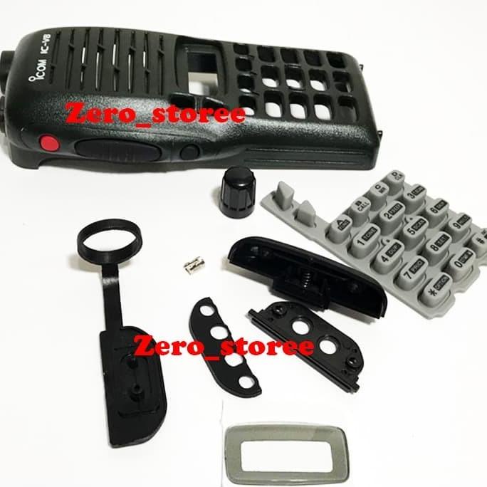 CASING HT ICOM IC V8 CASING BODY ICOM IC-V8 IC V 8 KOMPLIT SATU SET