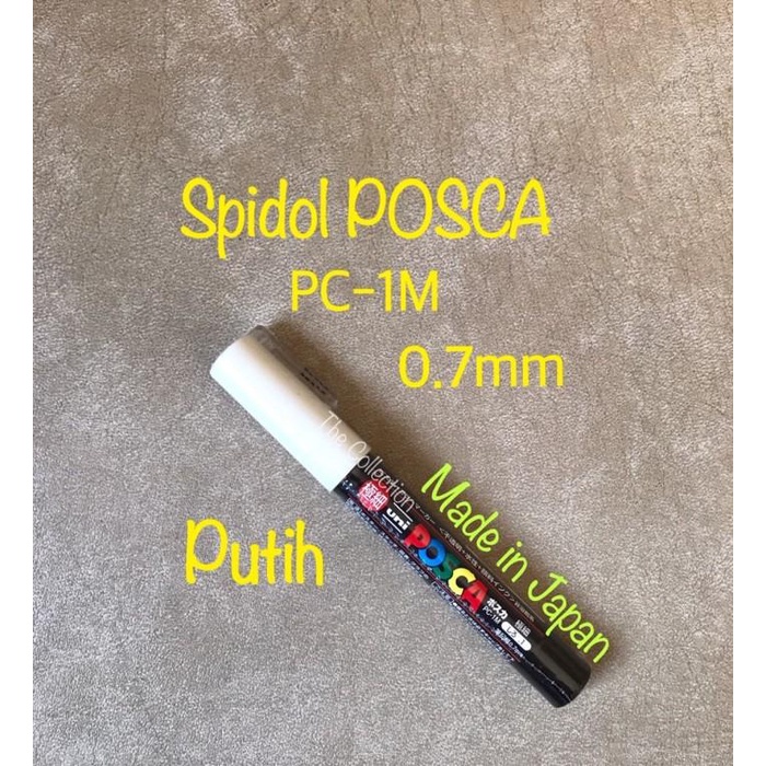 

Terlaris Atk0642Pc 0.7Mm Putih Pc-1M Spidol Posca Marker Pen Uni Kaca Glass