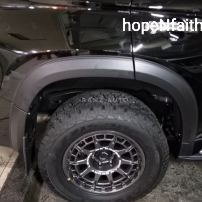 over fender pajero 2022/over fender pajero sport 2022 import plastik