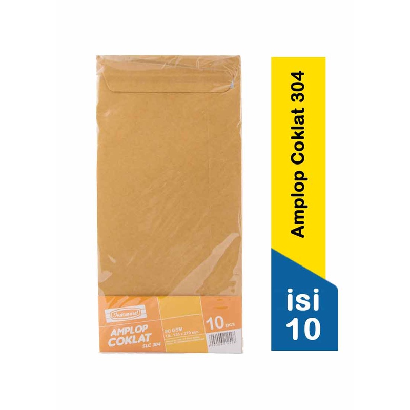 

Indomaret Amplop Coklat 304 (10'S)