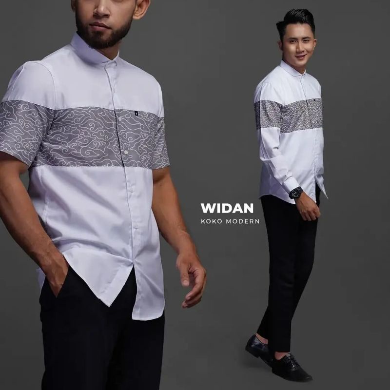 Kemeja Koko Modern Fadkhera  Batik Widan Long