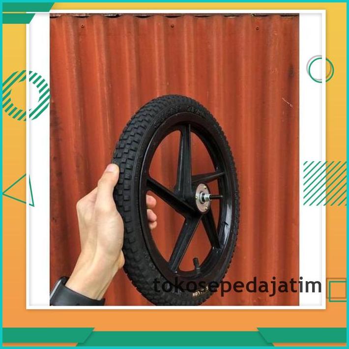 VELG 16 SEPEDA LENGKAP ALAT, BAN HIDUP, BAN DALAM, VELG HIGHT QUALITY
