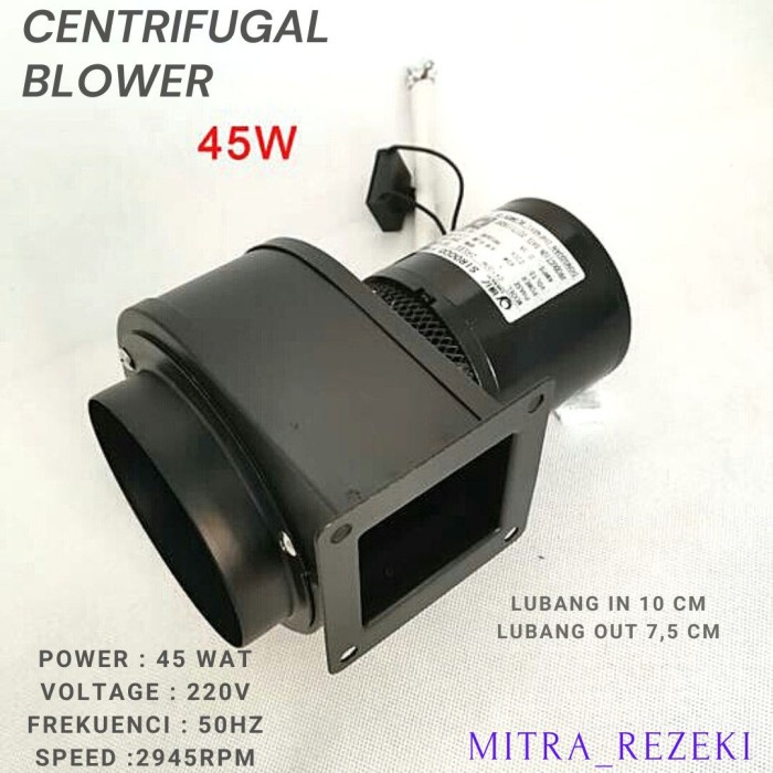 Terlaris Centrifugal Blower Keong Hisap 45 Wat