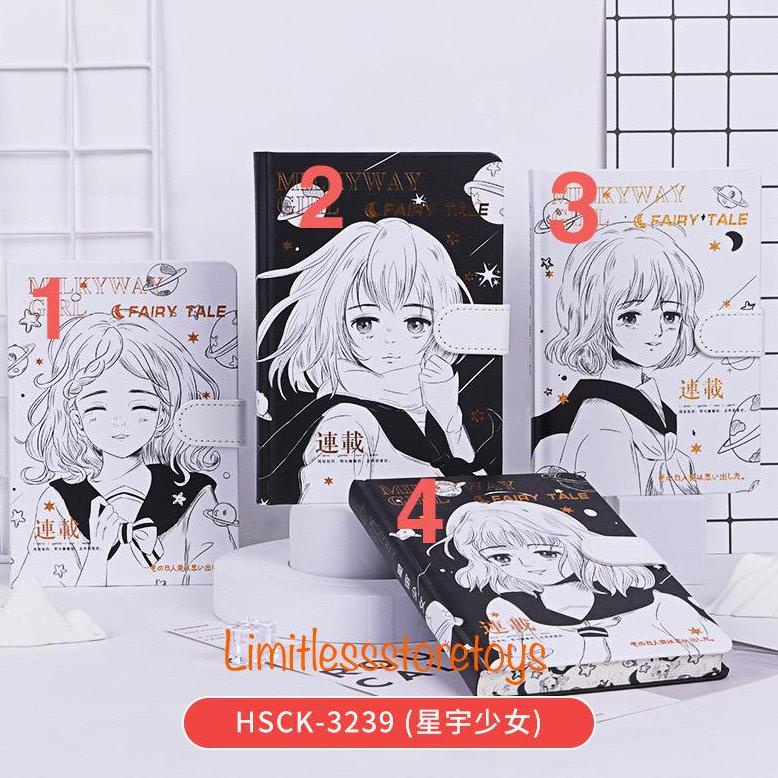 

DIARY LUCU MILKYWAY GIRL AGENDA IMPORT/ NOTE BOOK .