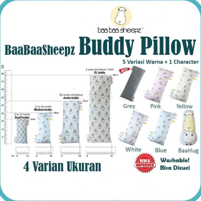 BaaBaa Baabaasheepz Bed Time Buddy Bantal Baba sheep bantal guling