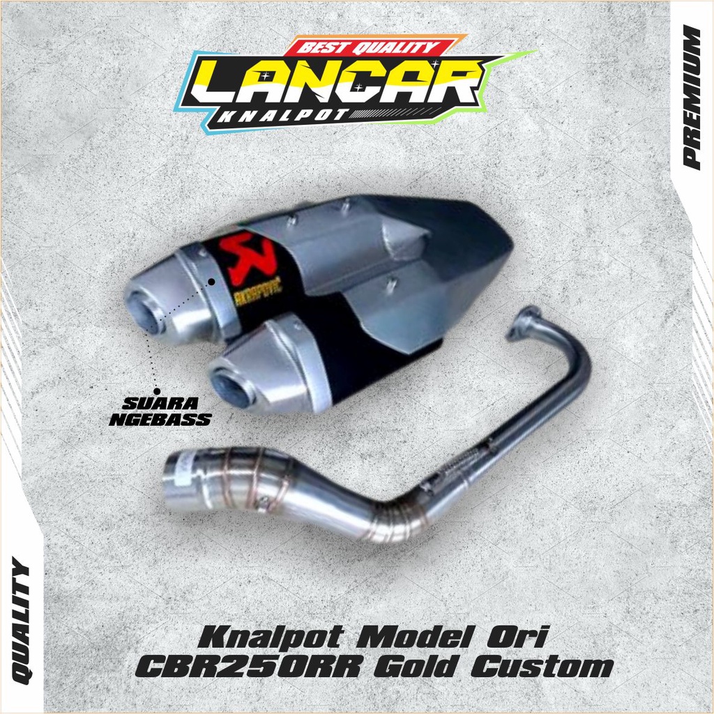 Knalpot Model Ori CBR250RR Gold Custom VARIO 125 150 NMAX OLD NEW PCX OLD 160 AEROX
