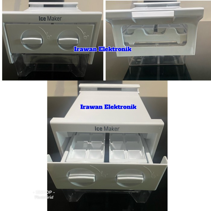 Terlaris Twist Ice Maker Kulkas Kotak Putaran Es Batu Promo Murah