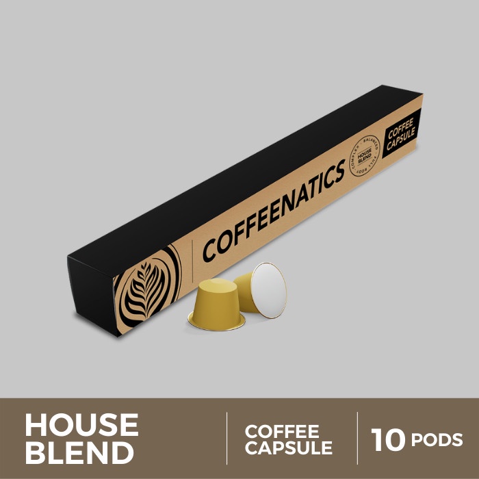 

TERLARIS House Blend Coffee Capsule - Kopi Kapsul Coffeenatics /KOPI EUBE/KOPI KAPAL