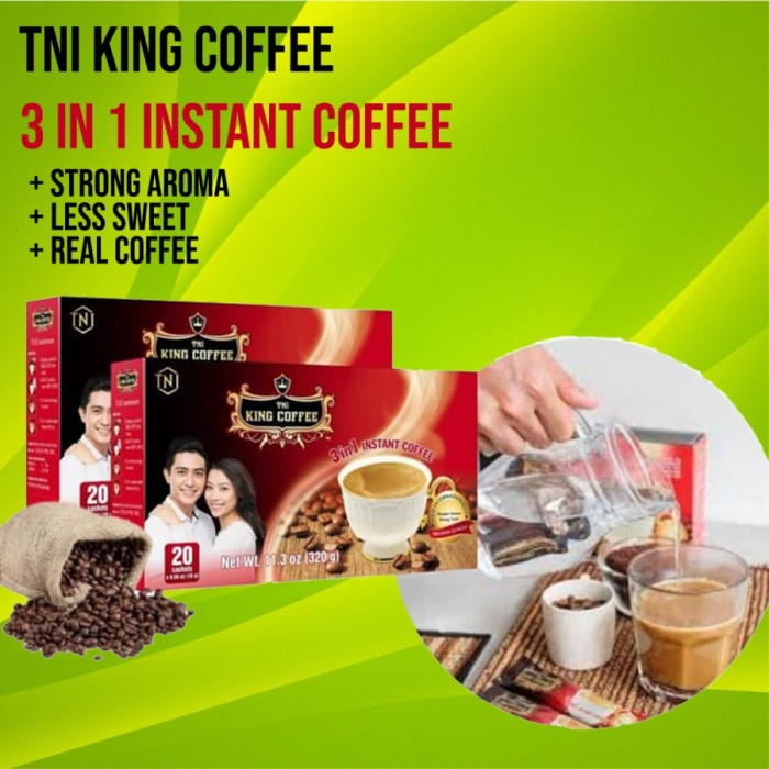 

TERBARU Kopi Vietnam Trung Nguyen TNI King Coffee 3in1 - 20 sachet /KOPI EUBE/KOPI KAPAL