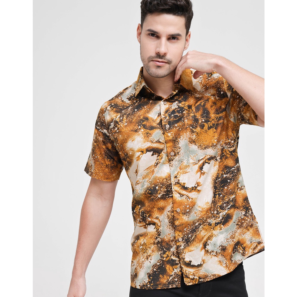 Ricardo Kemeja Lengan Pendek Fullprint Pria 118283556