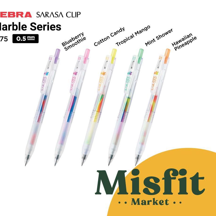 

Kualitas Import✾ ZEBRA SARASA CLIP JJ75 Gel Pen 0.5 mm Marble Series 819❥