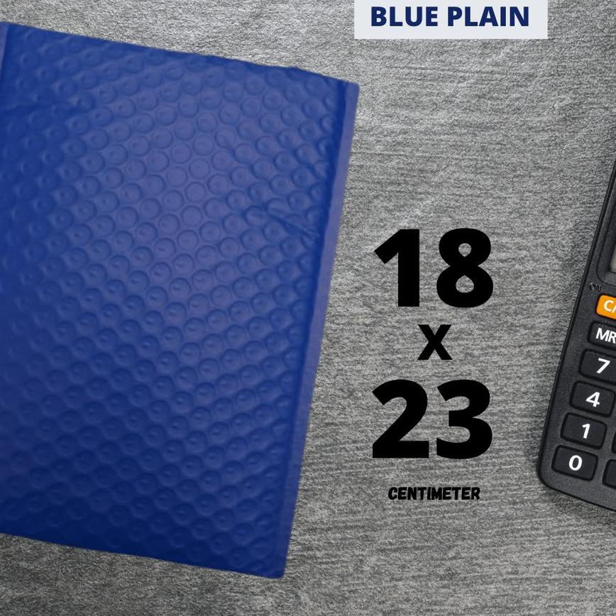 

Sale | KP8 | PLASTIK BUBBLE MAILER / AMPLOP BUBBLE PREMIUM BLUE PLAIN - SECURITY BAG RUSFET 18X23