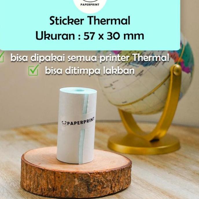 

Promo | KP8 | STICKER THERMAL LABEL RESI 57x30 mm all printer PREMIUM Kertas PAPERANG PERIPAGE stiker putih white sticker PAPERPRINT p1 p2 a6 Kertas stiker original 58x30 57 x 30 58 p2s
