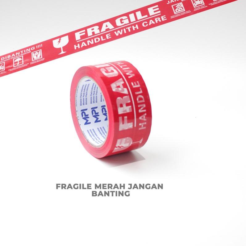 

Discount | KP8 | Lakban Fragile Merah Jangan Dibanting 48mmx100Yard MPI New