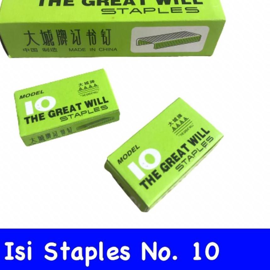 

Diskon | HJ6 | [D] Isi Staples No.10 Great
