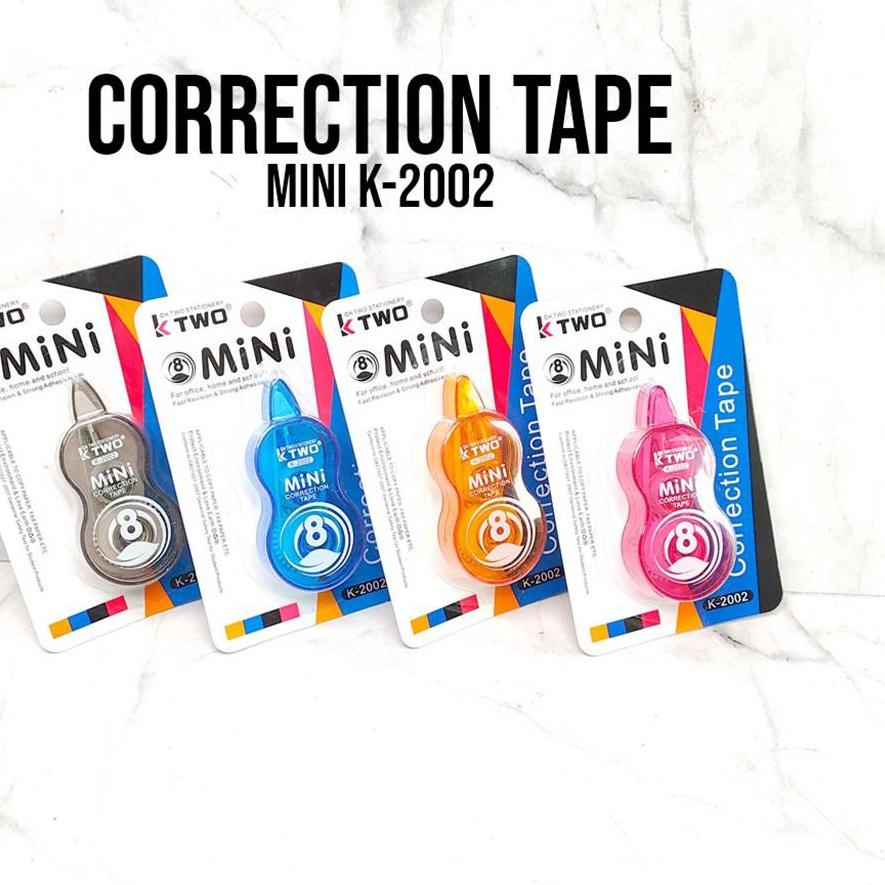 

Sale 6.6 | HJ6 | Correction Tape roll K2002 mini / Correction tape K2002