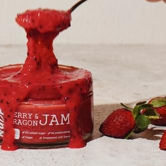 

Termurah | KI3 | NUDE Berry & Dragon Jam Sugar Free Strawberry (Selai) Keto Friendly Diet, Vegan, Gluten Free Spread