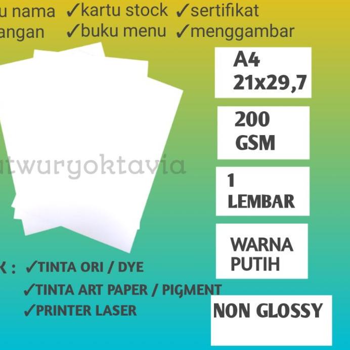 

Sale | HJ6 | KERTAS BRIEF CARD BC KERTAS GAMBAR 200 GSM/kertas bc 200 gr