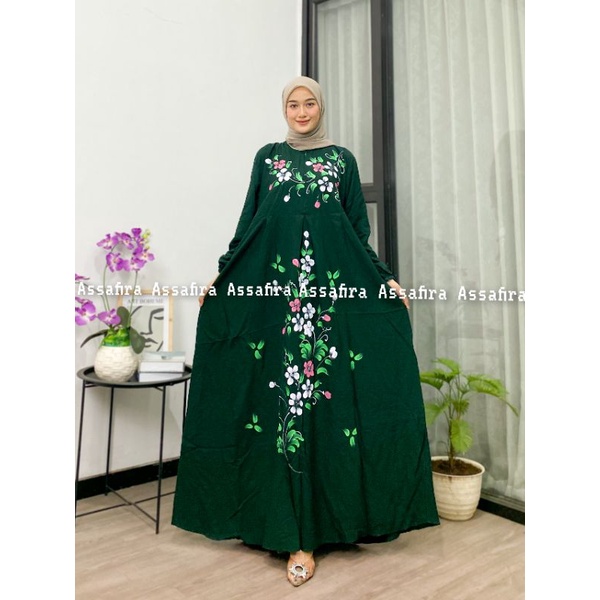 GAMIS TWILL LUKIS RAYON MOTIF TERBARU