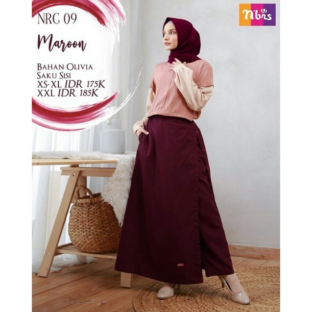 Best Seller Rok Celana Nibras NRC 09 Marun XS