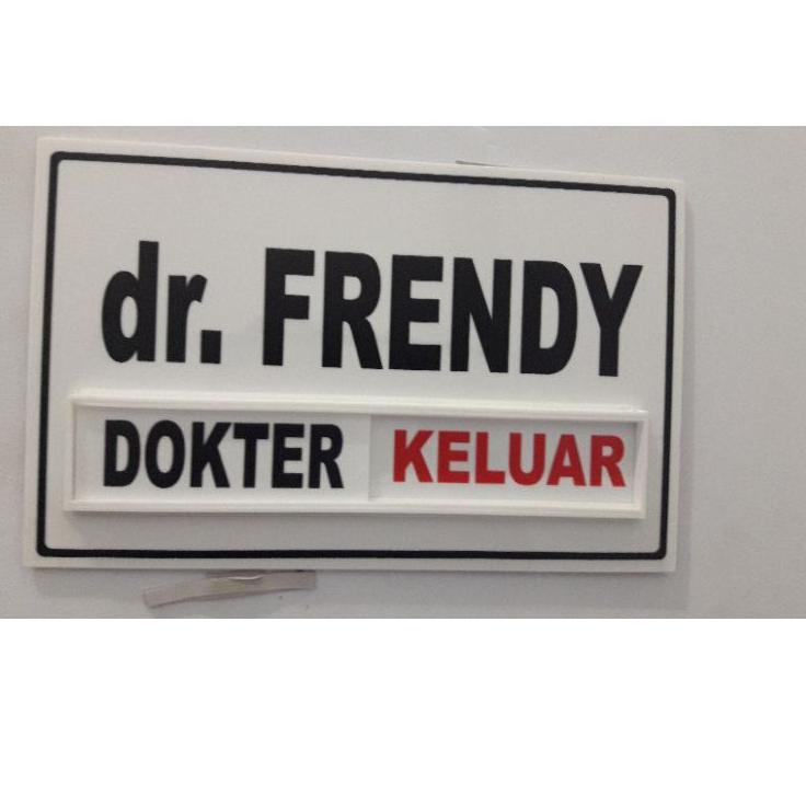 

ozfp -35 Sign Board Acrylic Sign Label Acrylic papan nama Dokter/ Bidan Akrilik 965}