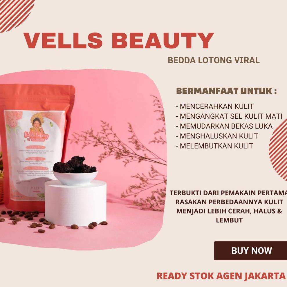 [KODE A8AZV] BEDDA LOTONG VELLS BEAUTY lulur vellsbeauty bedda lotong bedda lotong velis bedda lotto