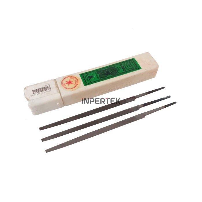 Kikir Segita 4" JK INDIA Slim Taper 100 mm JK Files Asah Besi 4 Inch