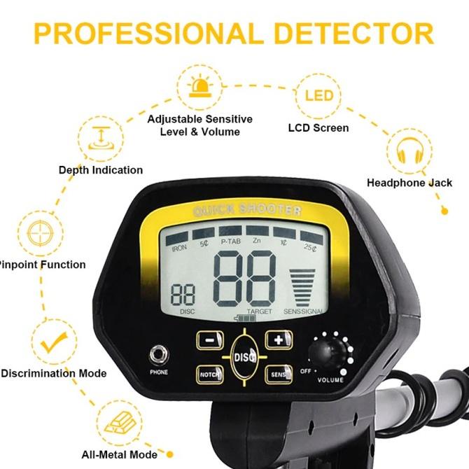 Metal Detector Pendeteksi Emas High Sensitivity Tianxun - Md-4090