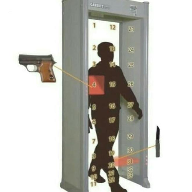 Pintu Garret / Metal Detector Garret Pd-6500I