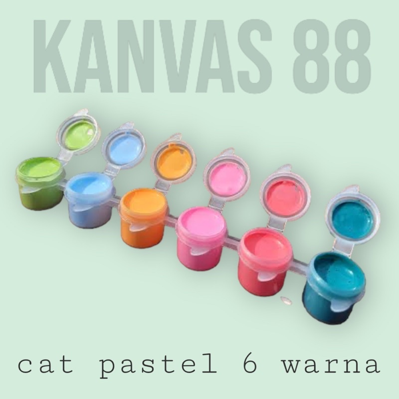 

Cat Akrilik Warna Pastel Cocok Untuk Kanvas Lukis