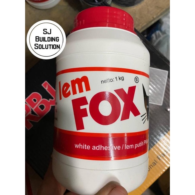 

:::::::] Lem Fox Putih Lem PVCAC Lem Kertas Fox kemasan isi 1 kg net Bagus