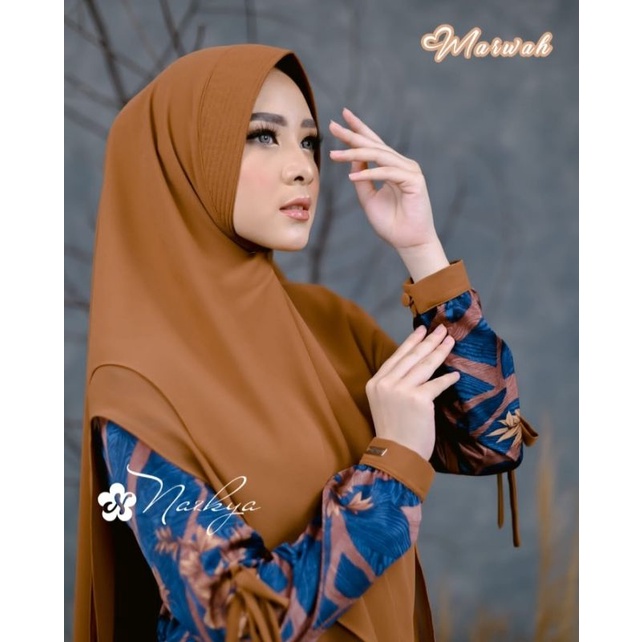 marwah syari ori by nazkya || set syari || busui || maxmara ||