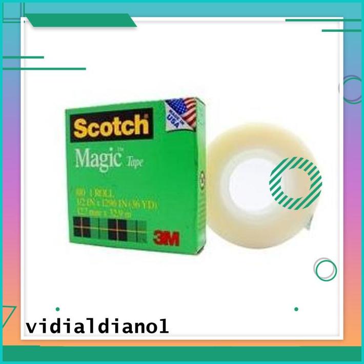 

3M SCOTCH 810 MAGIC TAPE 3/4 IN X 36 Y HIGHT CLASS