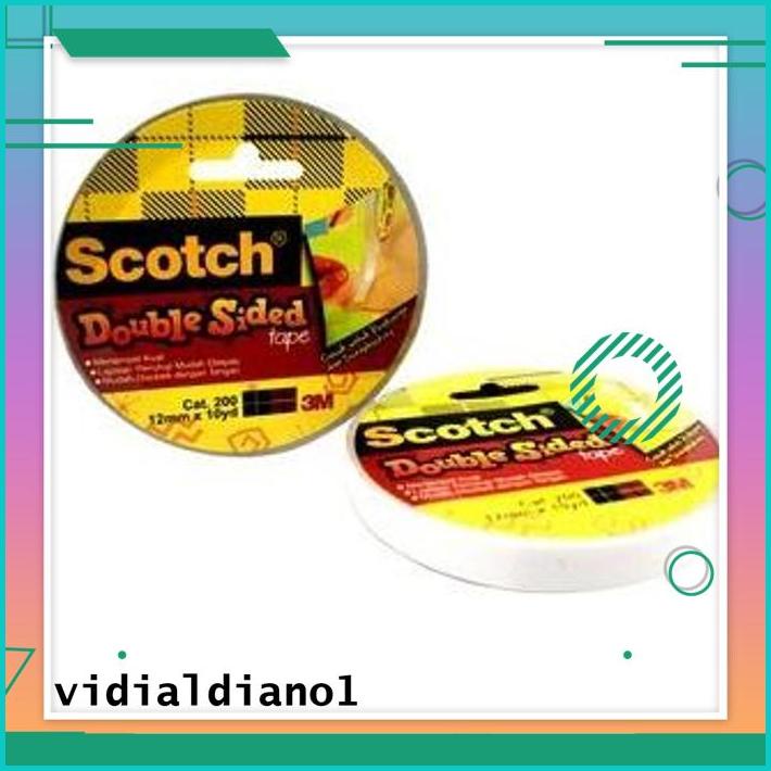 

3M SCOTCH DOUBLE SIDED TAPE 12 MM X 10 YD BEST SELLER