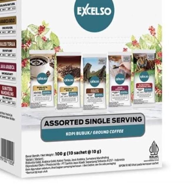 

Sale✔️✔️Kopi Excelso Assorted (Sachet isi 10 5 varian rasa)