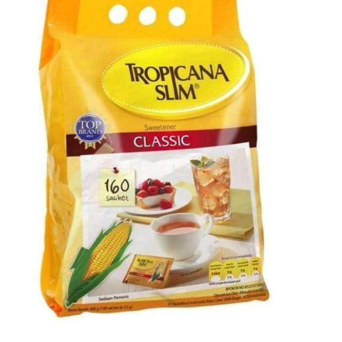 

COD✅⭐Gula Tropicana Slim Classic Sweetener 160 Sachet