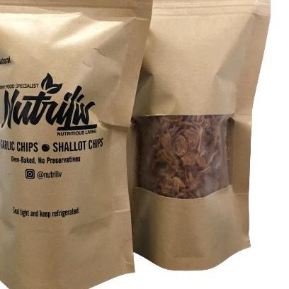 

Discount | KI3 | Nutriliv Baked Shallot Chips, Baked-Not Fried, Bawang Merah Panggang (Tidak Digoreng)