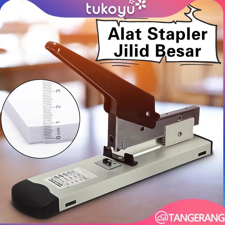 

[H9P] Penjilidan Kertas Stapler Adjustable Logam Tugas Berat 100 Lembar 40