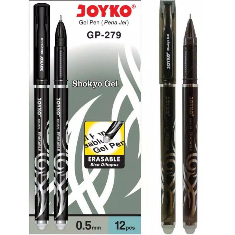 

72 Pulpen Gel Joyko SHOKYO GP 279 Bisa Dihapus (1 Lusin) 72