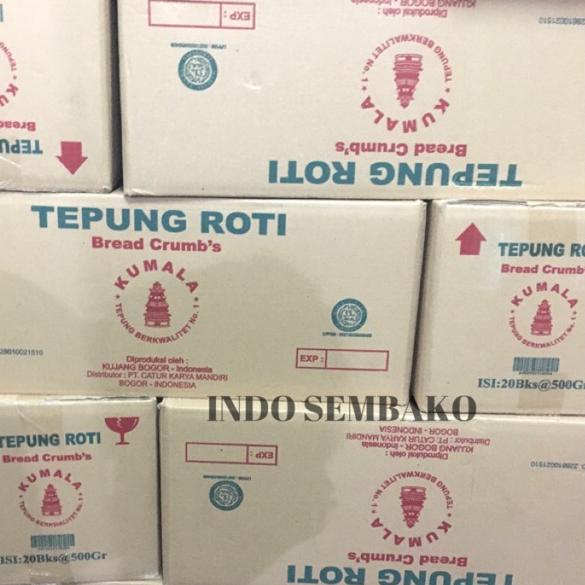 

Sale | KP8 | Tepung Roti Kumala Dus / Bread Crumb ( 20 x 500gr) / Tepung Roti Karton /