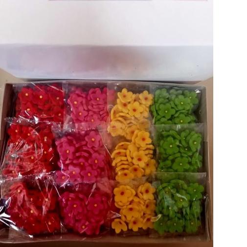 

Discount | HJ6 | gumpaste bunga,S1,warna mix/campur