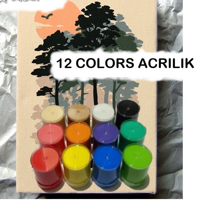 

Discount | KF7 | cat lukis acrylik 1set 12warna