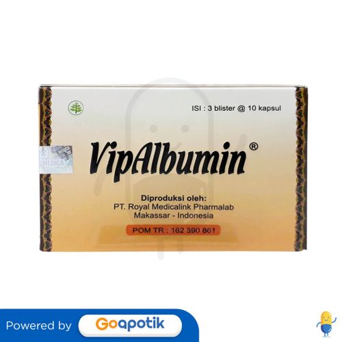 VIPALBUMIN BOX 30 KAPSUL