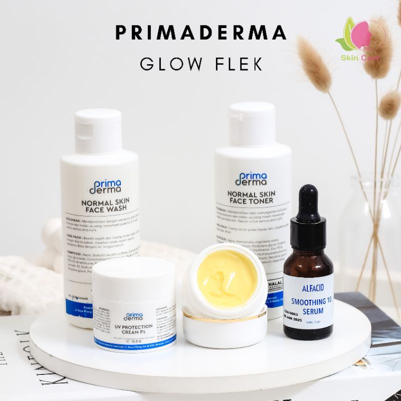 Primaderma Paket Glow Flek + Serum Alfacid Smoothing 10